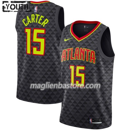 Maglia NBA Atlanta Hawks Vince Carter 15 Nike 2019-20 Icon Edition Swingman - Bambino